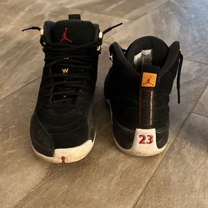 Air Jordan 12 Retro ‘Reverse Taxi’. Size 5Y. In good condition.